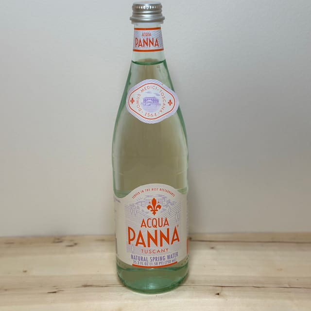 Acqua Panna.