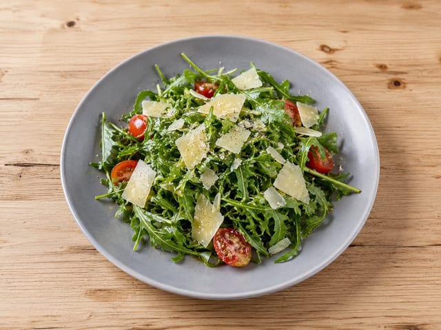 Arugula e Parmigiano.
